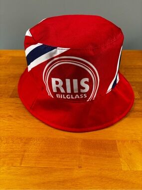Norwegian RIIS Bilglass Reversible Bucket Hat Red/White/Blue Colorblock